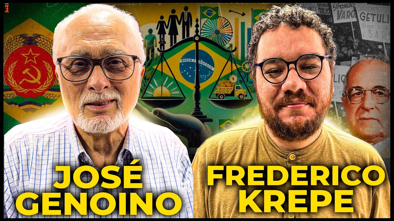 JOSÉ GENOINO e FREDERICO KREPE -  PODCAST 3 IRMÃOS #910