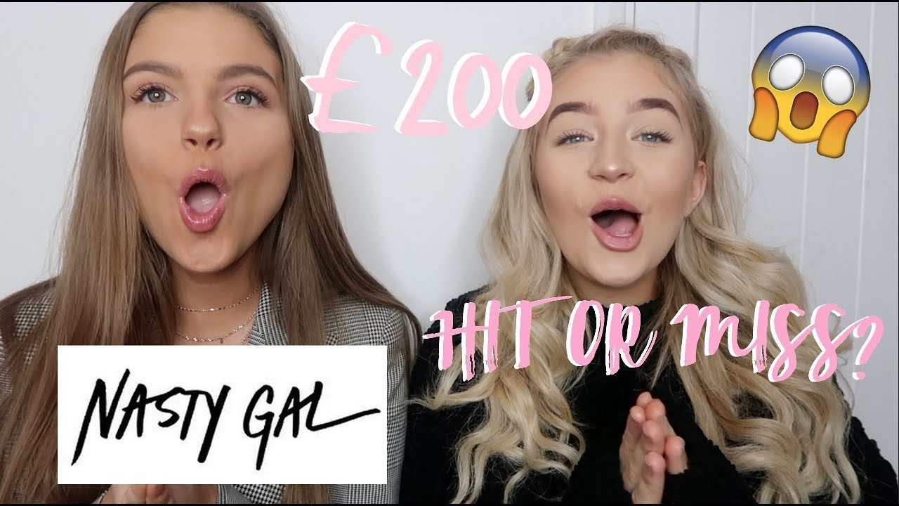 WE SPENT £200 ON NASTY GAL..... HIT OR MISS? | Grace and Grace