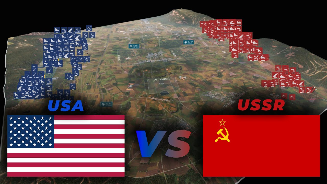 35.000 USA ARTILLERY vs 35.000 USSR ARTILLERY | WARNO