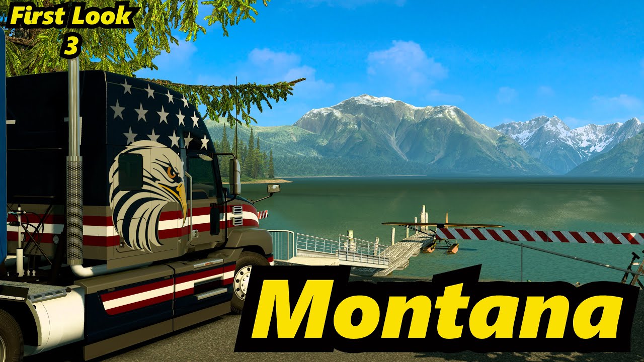 Montana DLC First Look 3 - American Truck Simulator #americantrucksimulator #ats #atsmontana