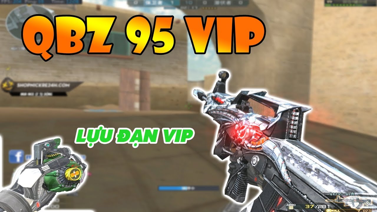 ► B&igrave;nh Luận CF - QBZ 95 VIP + Lựu đạn VIP | Armoured Beast SET ✔ T&uacute; L&ecirc;