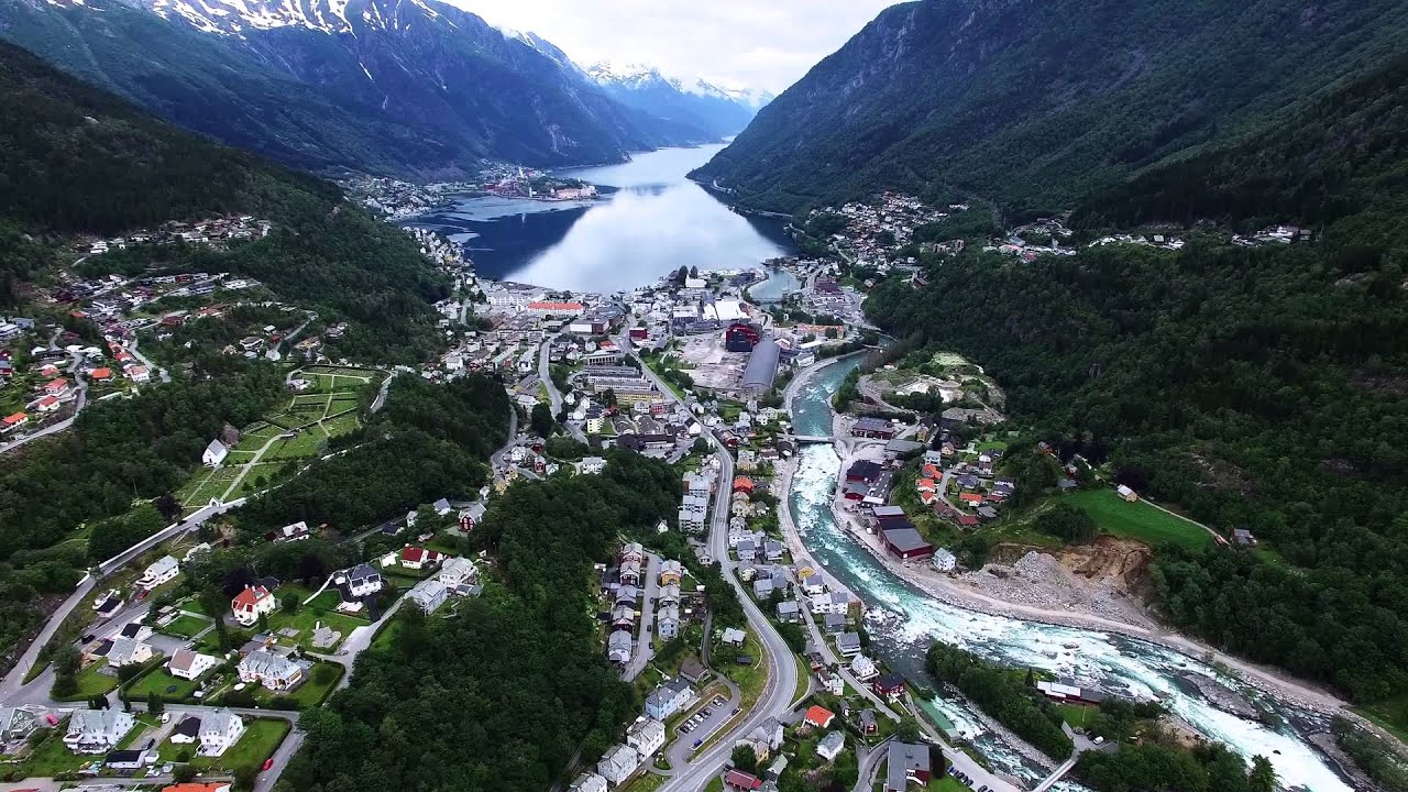 Odda Hardanger - Norway - bird view by Phantom 3