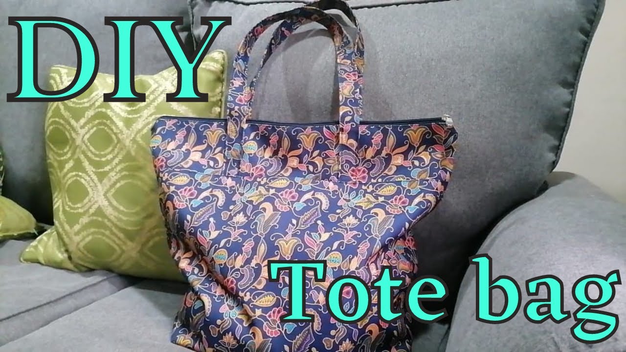 DIY Tote Bag // How to make Easy and Simple Tote Bag