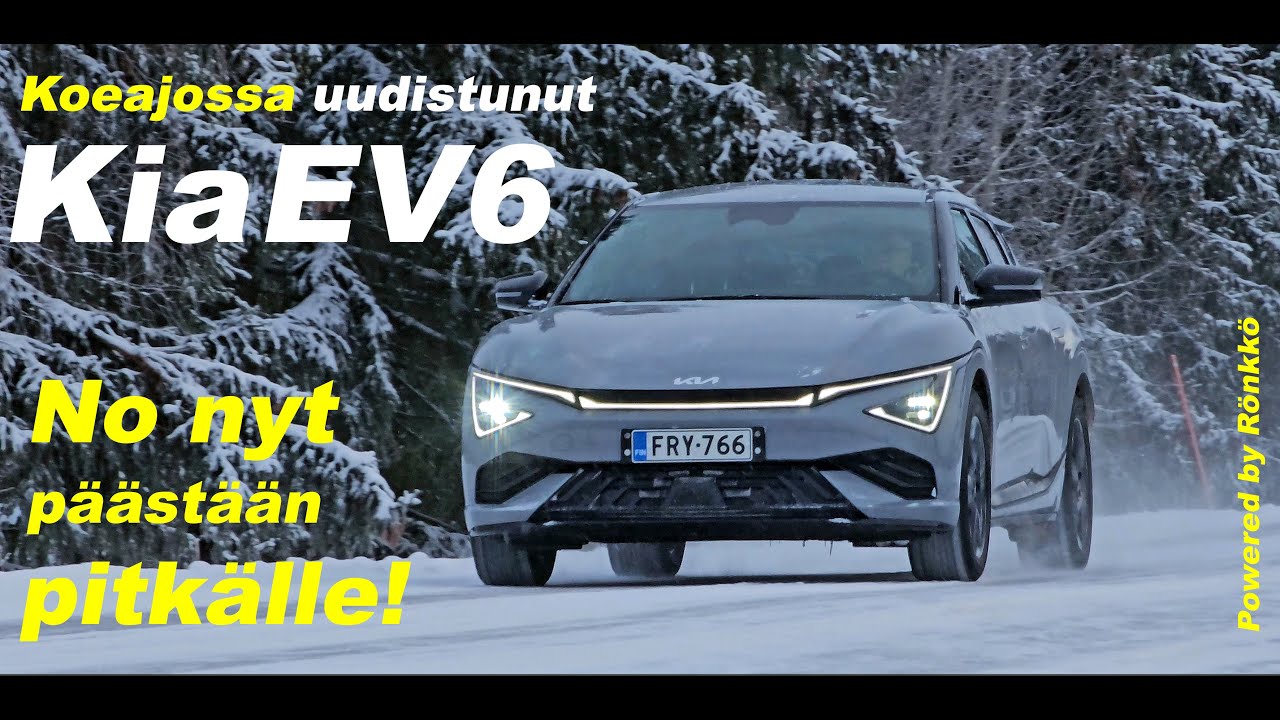 Koeajossa uudistettu Kia EV6 - isompi akku!