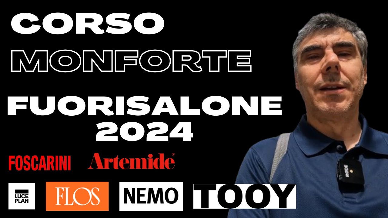 Fuorisalone 2024 in Corso Monforte, la via della luce. Milano design week