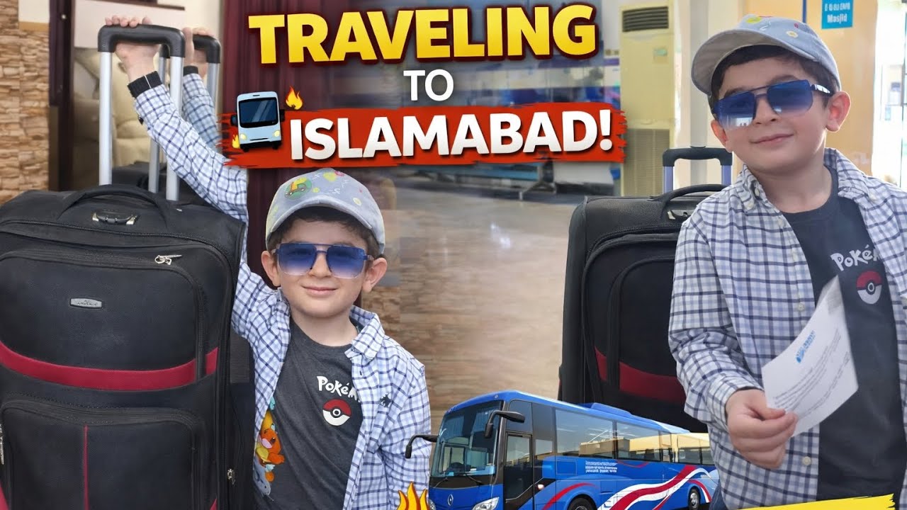 Peshawar se Mardan aur Mardan se Islamabad tak ka safar 😃 | Abdullah and Mama