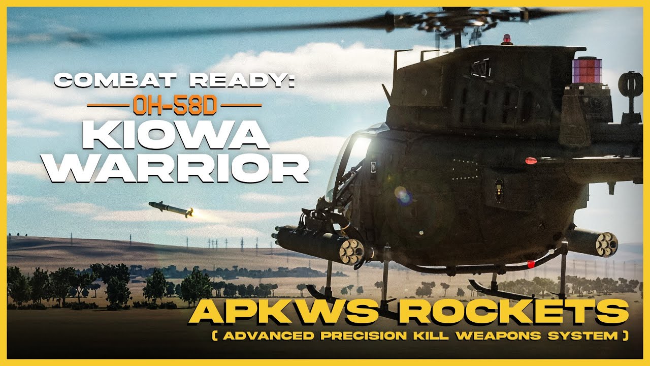 Управляемые ракеты APKWS для DCS World OH-58D Kiowa Warrior