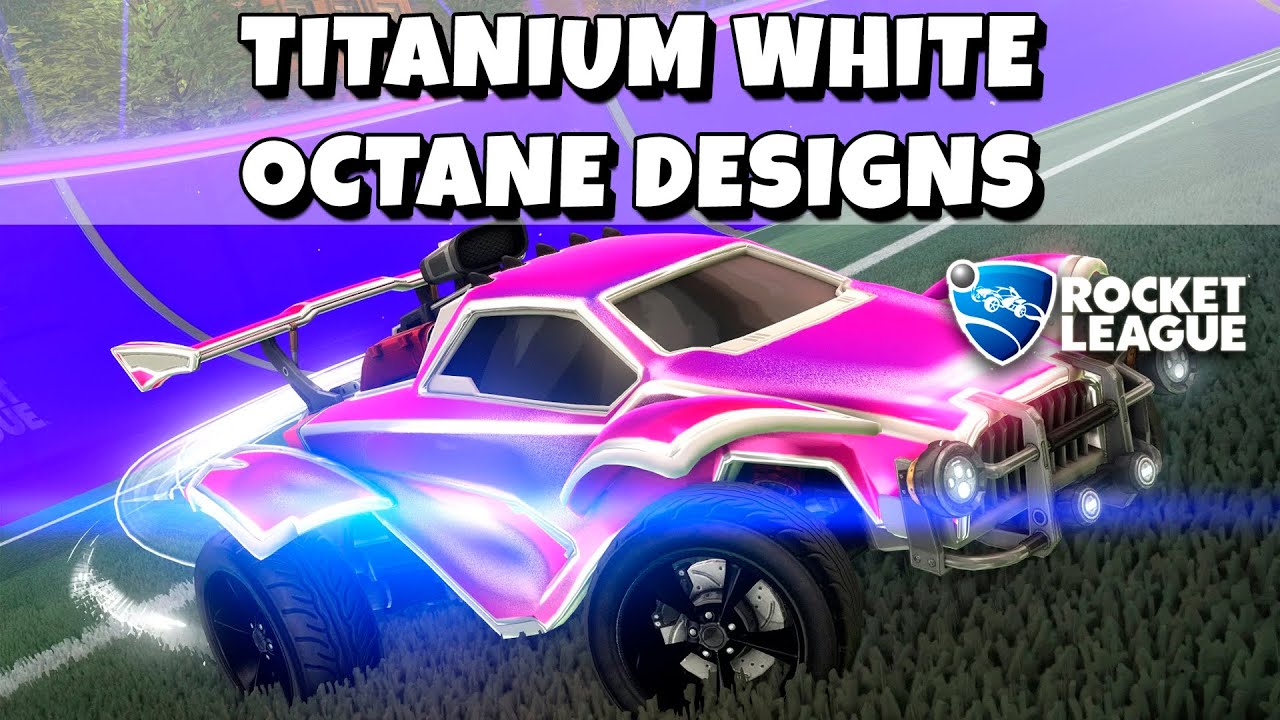 BEST CLEAN Titanium White Octane Designs for Rocket League (2023 Update)