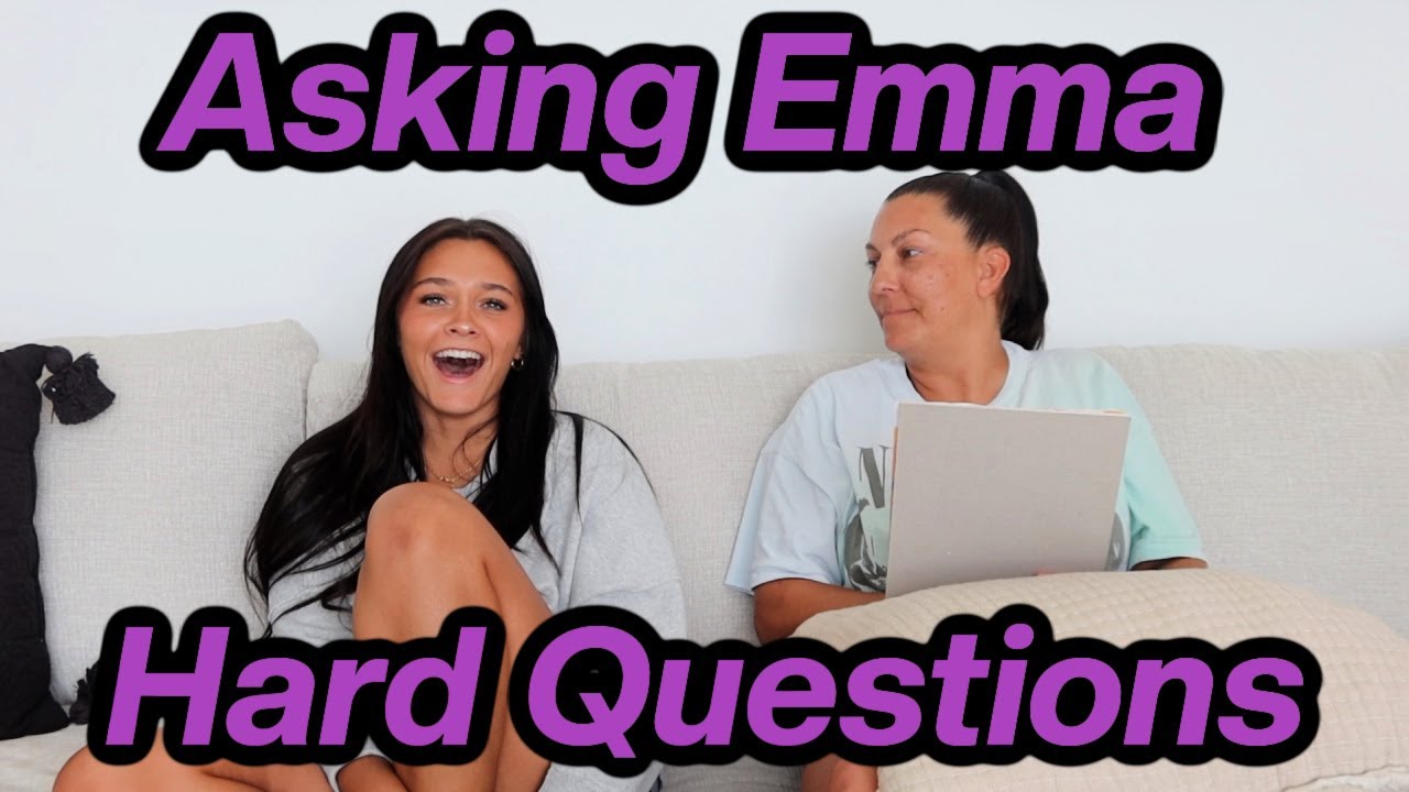 ASKING EMMA EXTREMELY HARD QUESTIONS! EMMA AND ELLIE