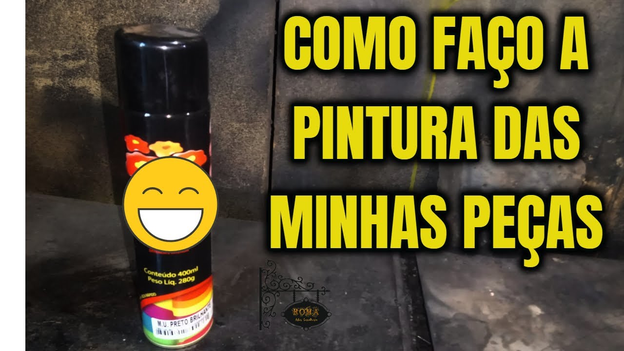 DICA DE SERRALHERIA Como Faço Para Pintar Minhas Peças de Serralheria Artesanal
