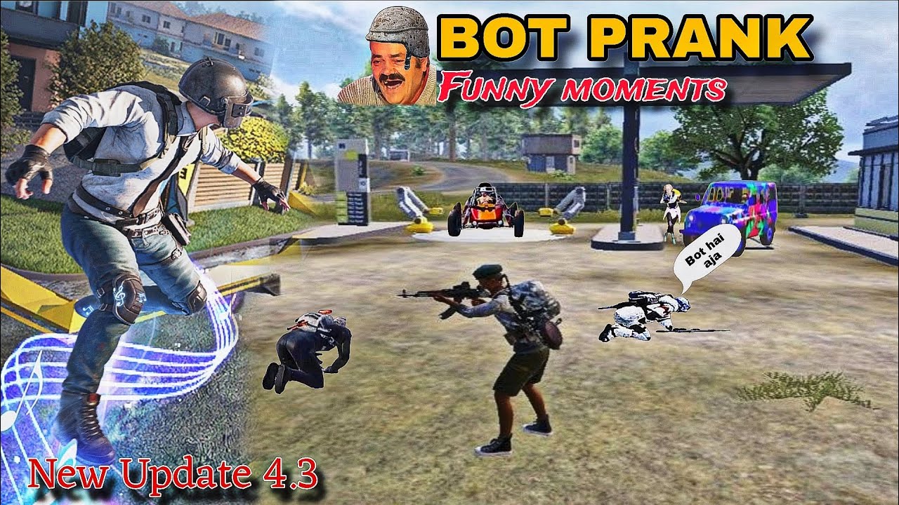 NEW UPDATE 4.3 🤣 FUNNY BOT PRANK | CRAZY GAMEPLAY @RakeshGamingShort 