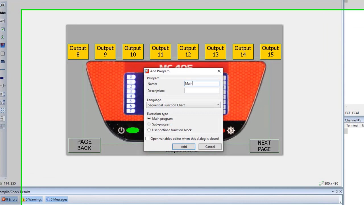 TRIO Motion Tutorial Chapter14 (IEC-61131-3 LADDER Programming)