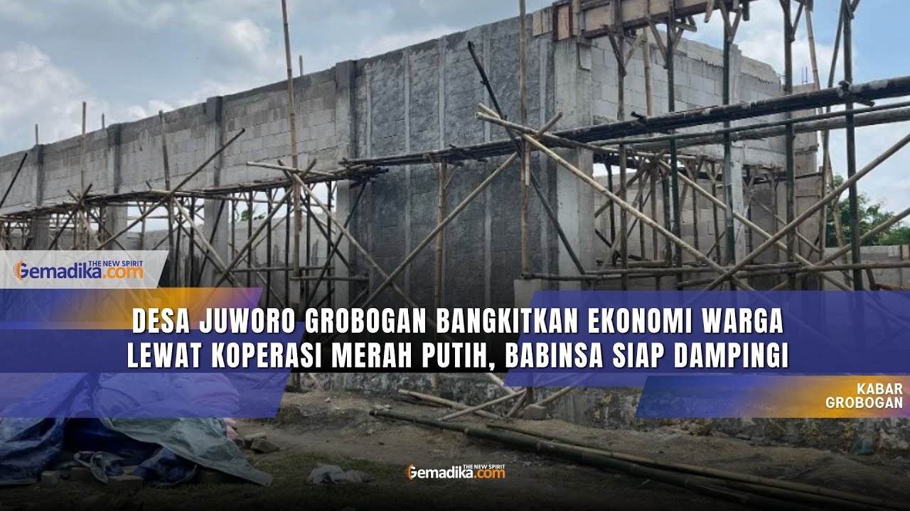 Desa Juworo Grobogan Bangkitkan Ekonomi Warga Lewat Koperasi Merah Putih, Babinsa Siap Dampingi
