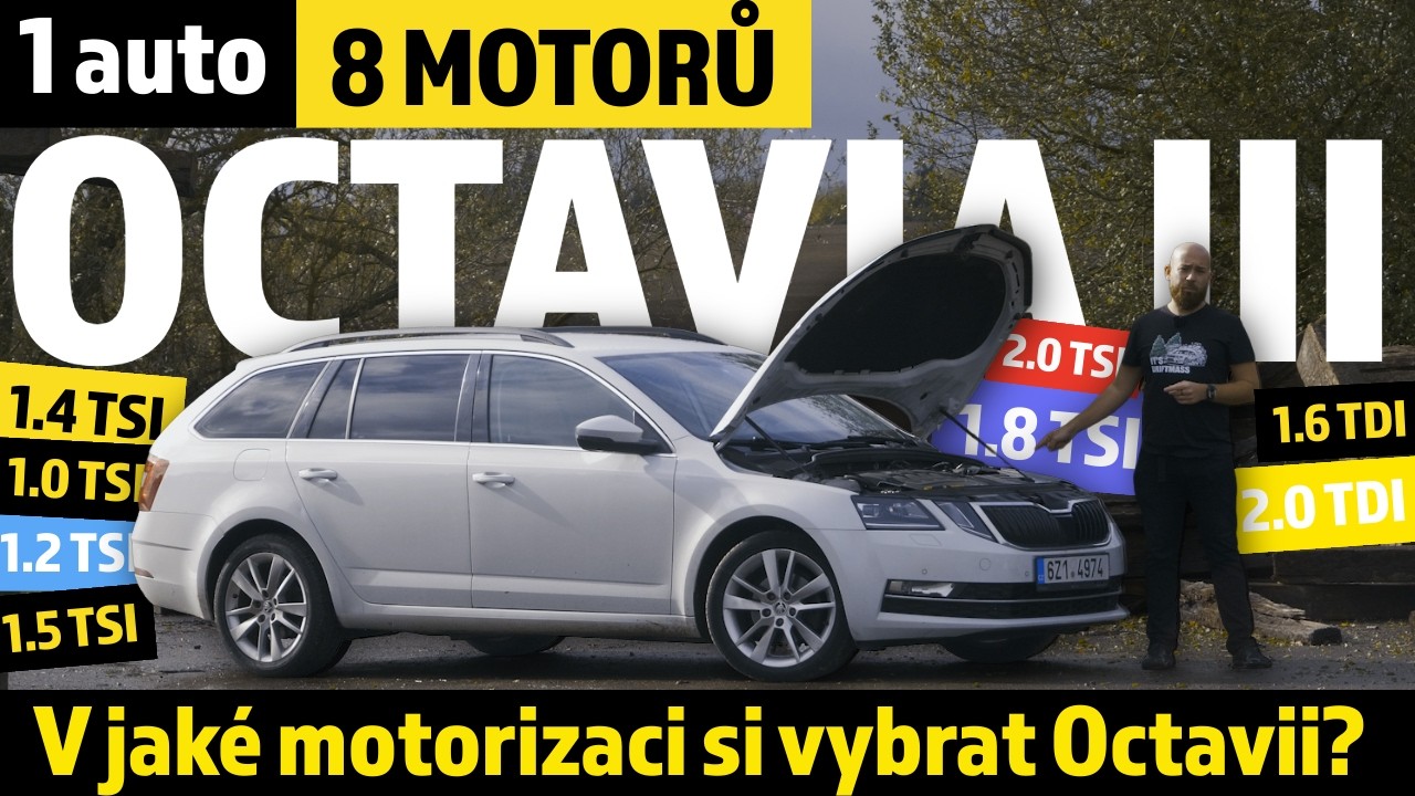 1 auto a 8 motorů - S jakým motorem si koupit Octavii 3 generace a v čem se liší?