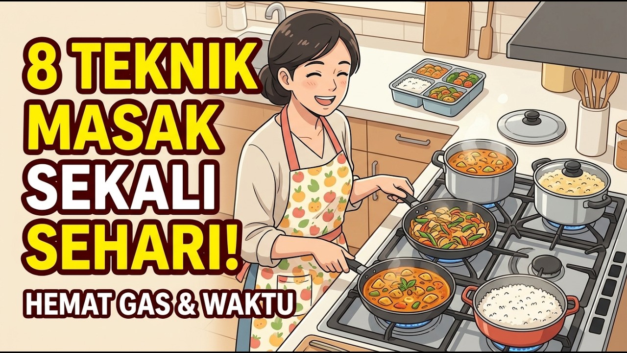 8 Teknik Masak Sekali untuk Seharian: Hemat Gas dan Hemat Waktu. Tips Dari Ibu Jaman Dulu
