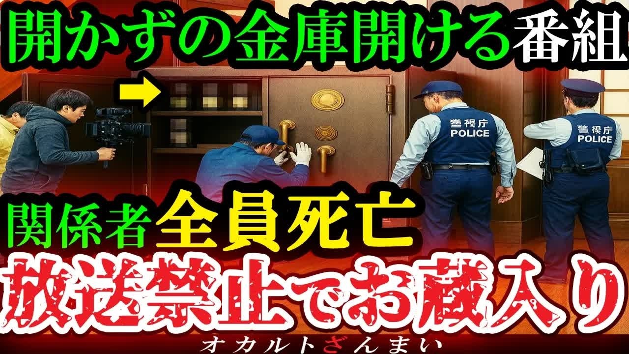 【怖い話】放送禁止!『開かずの金庫』を開ける番組撮影中にヤバい事件が起きてお蔵入りになった恐怖のロケ現場…神奈川県で起きた心霊怪奇事件【ゆっくり解説】 meger