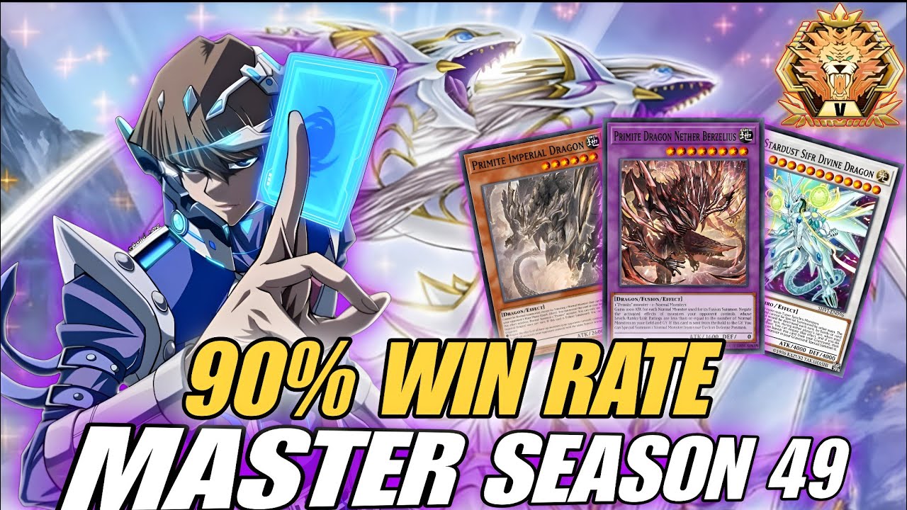 90% Win Rate!🔥 Blue-Eyes Primite HIT MASTER – Season 49 | Yu-Gi-Oh! Master Duel