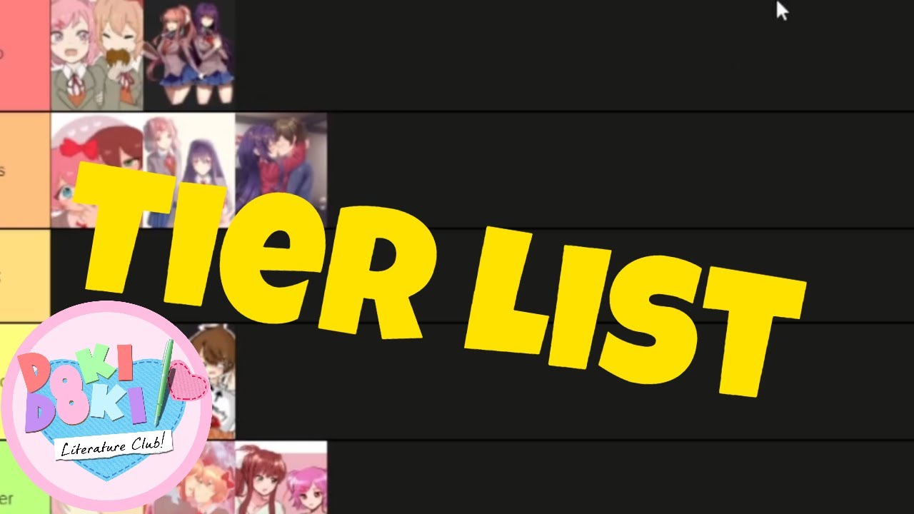 How to Make a DDLC Tier List GUIDE