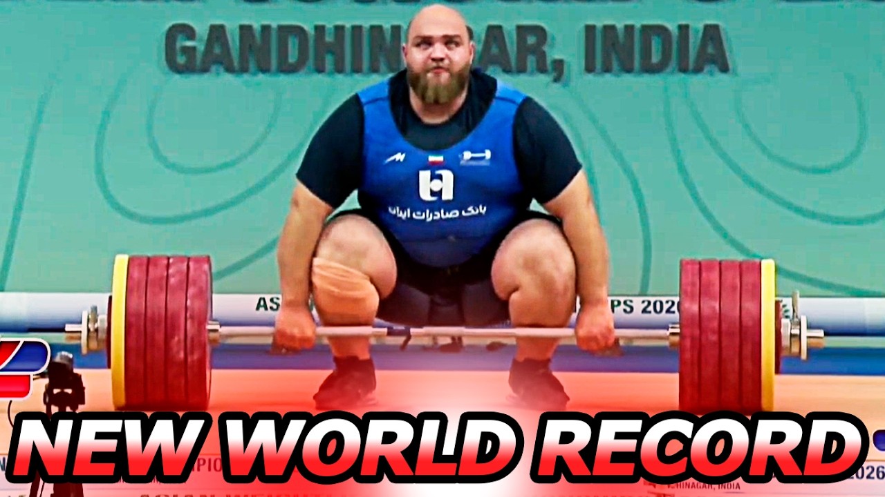Yes, Alireza Yousefi set a new record in the Clean and Jerk.