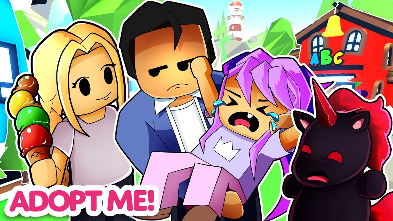Das Leben von Baby Dania & Papa Kaan Roblox Adopt me Film!