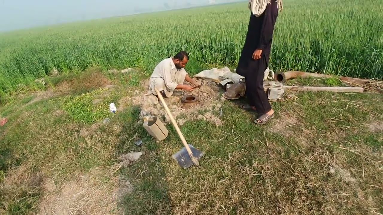 Moter ki fitting #kisan #zamidar #rajput #kahiru #punjab 