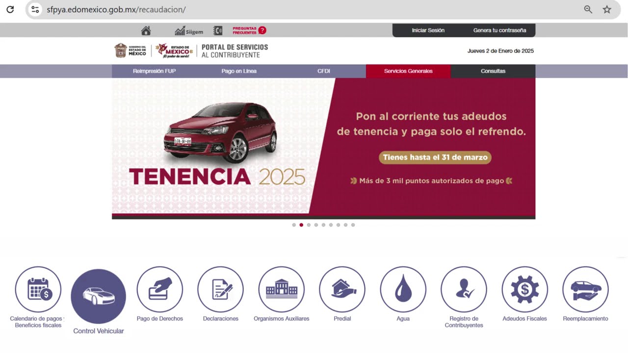 PAGO de TENENCIA en LÍNEA 🚘 REFRENDO 🏍️ 100% de DESCUENTO 🟢¿Cómo pagar? 💻paso a paso #tenencia