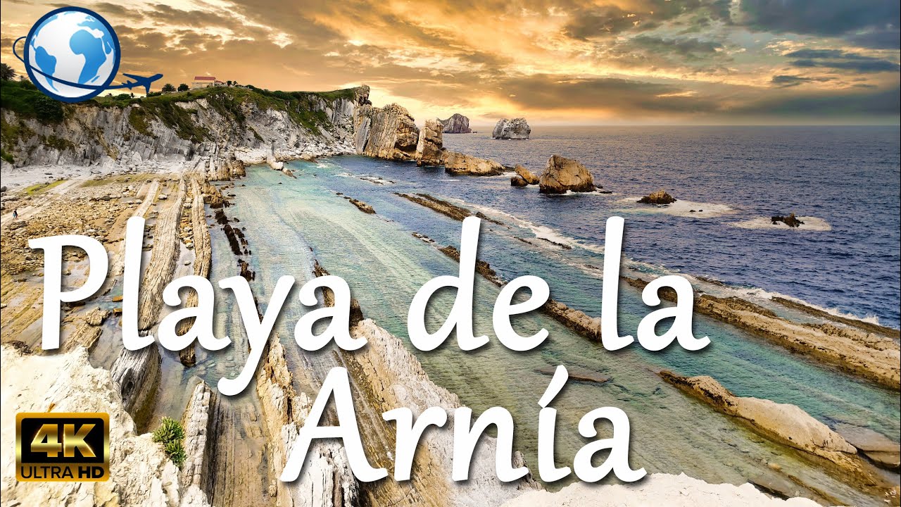PLAYA de la ARN&Iacute;A 4K - Piscinas prehist&oacute;ricas en la Costa Quebrada