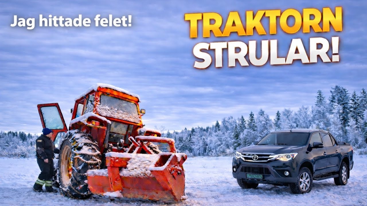 Traktorn krånglar IGEN – men här hittar jag felet! 🚜🔥 + grill & bilmek