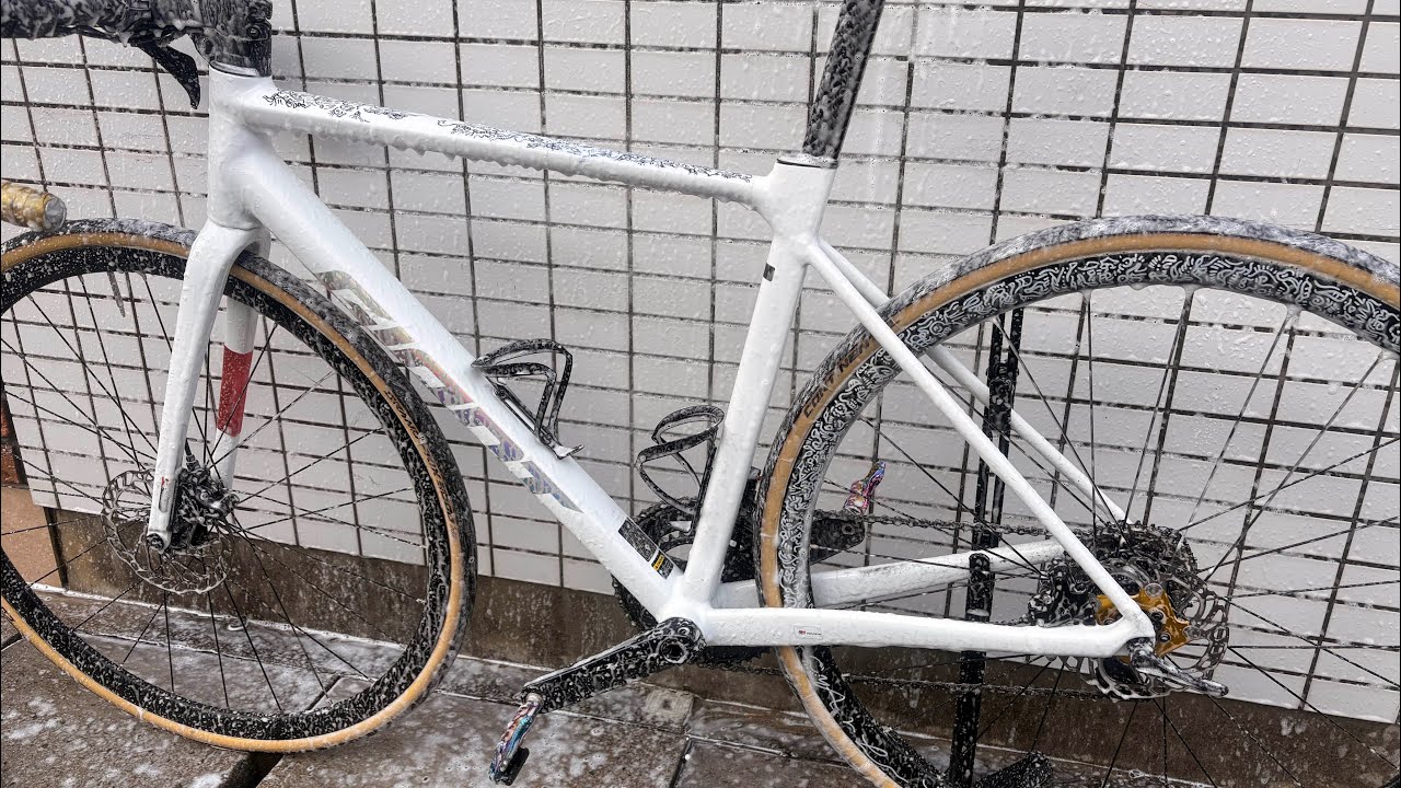 2026年最初の洗車寒すぎてする気にならん