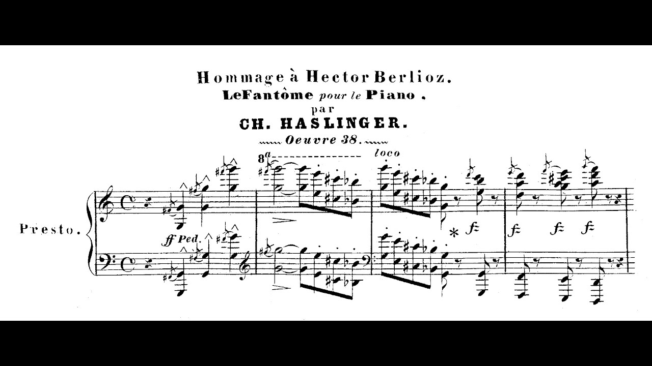 Carl Haslinger - Le fant&ocirc;me, Op. 38