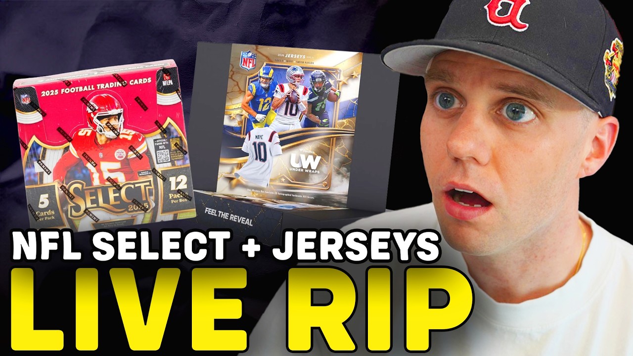 LIVE RIP: UNDER WRAPS NFL JERSERYS & SELECT FOOTBALL