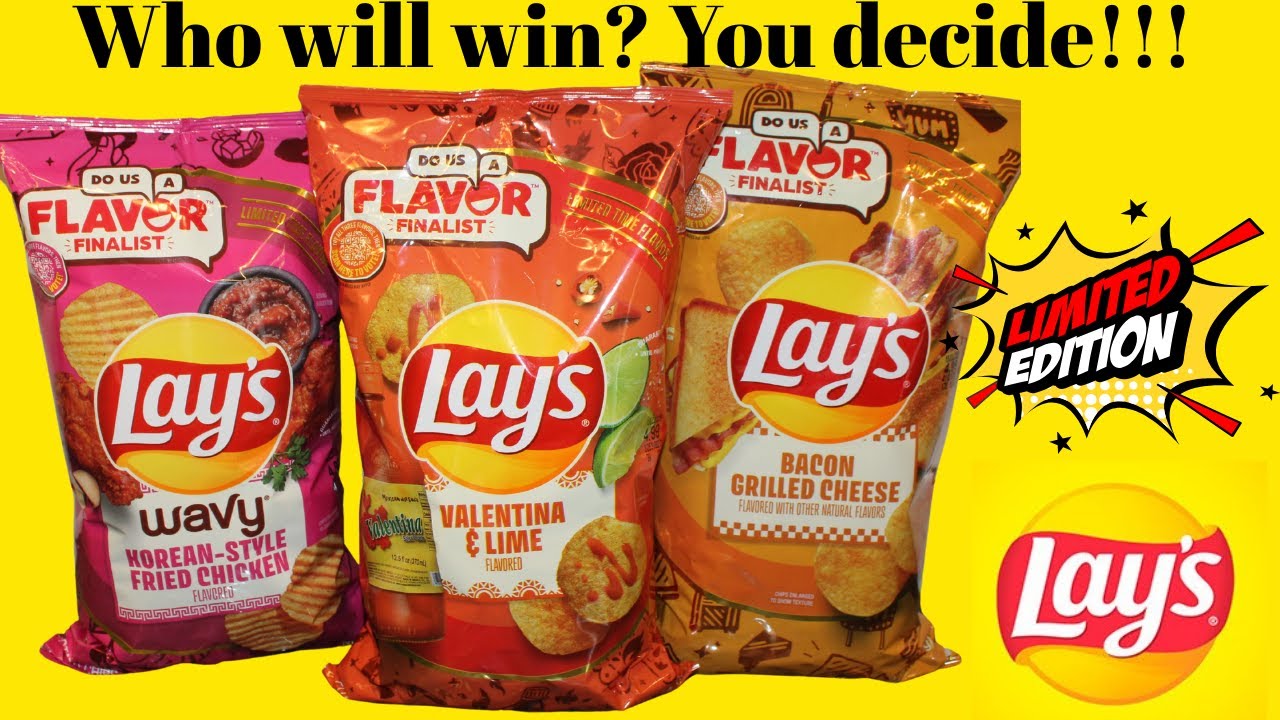 Lay’s Potato Chips: Korean-Style Fried Chicken, Valentina & Lime and Bacon Grilled Cheese Review