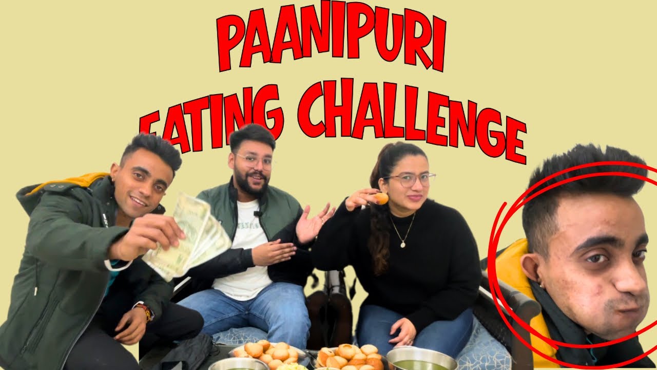 Paanipuri Eating Challenge 😱 | Who Will Win?