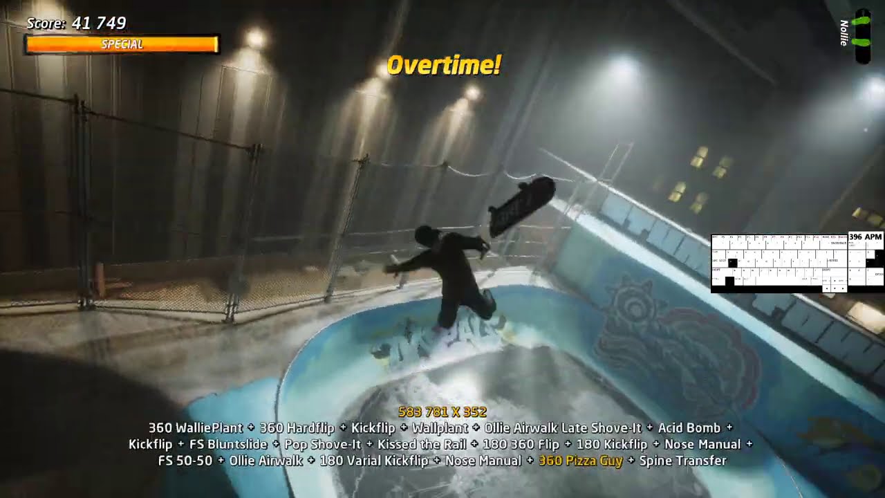 THPS1+2 - Burnside 236 million point combo