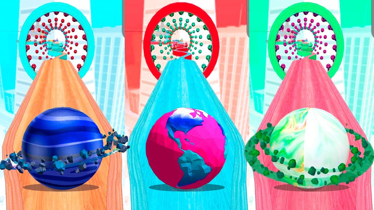 Going Balls - Which Planet Ball Will Pass 4 Reverse Levels First? Race-664
