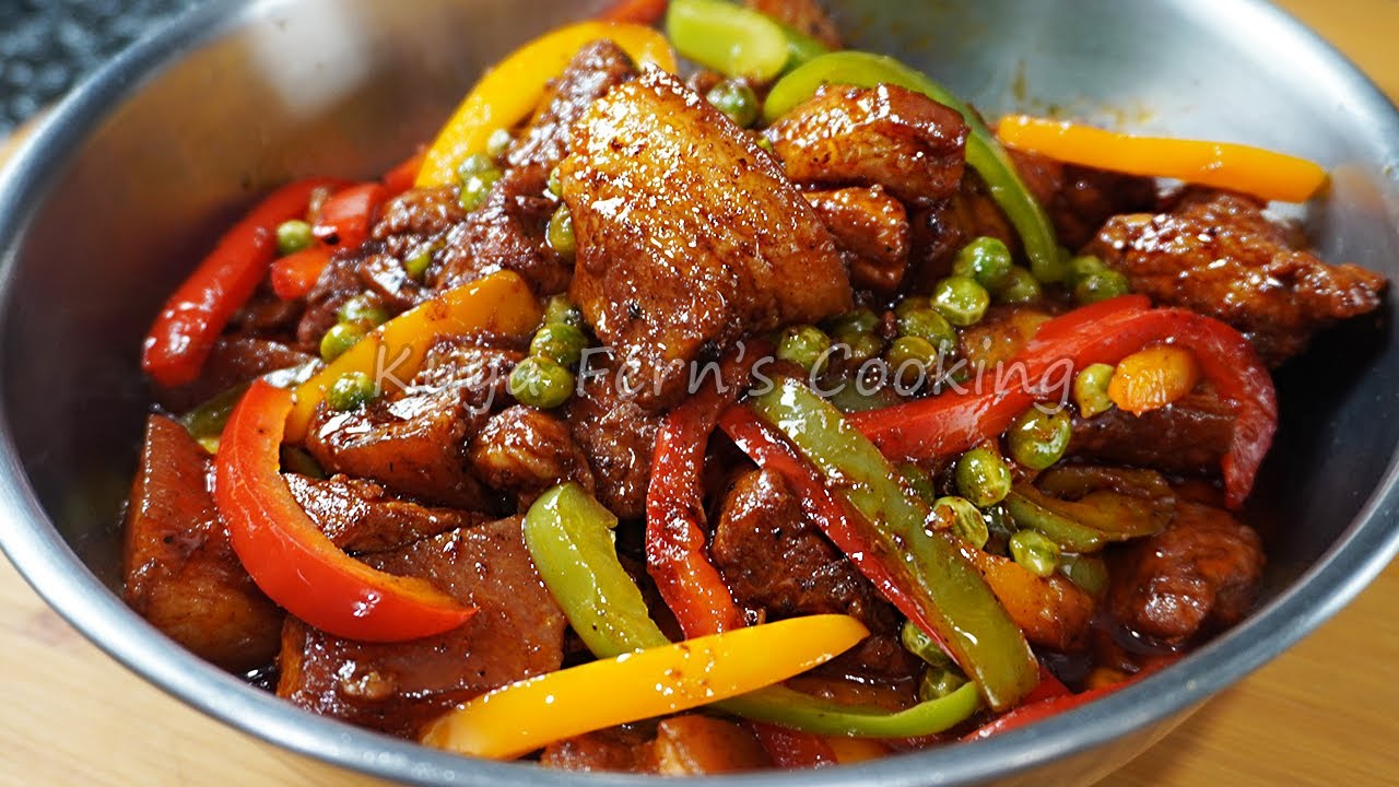 GANITO LANG PALA DAPAT ANG PAGKAKALUTO NG MASARAP NA PORK GUISANTES!!! SOBRANG DALI LANG!!!