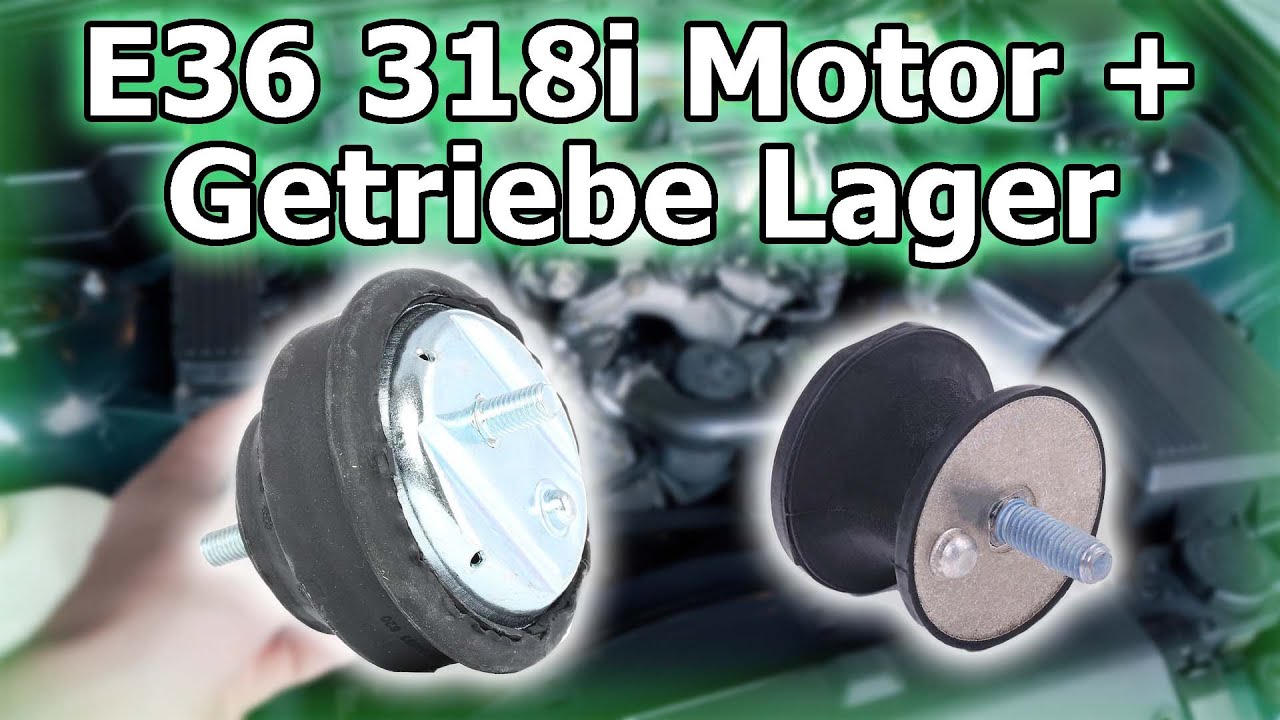 E36 318i (M43) - Motor + Getriebe Lager austauschen - Anleitung/Tutorial
