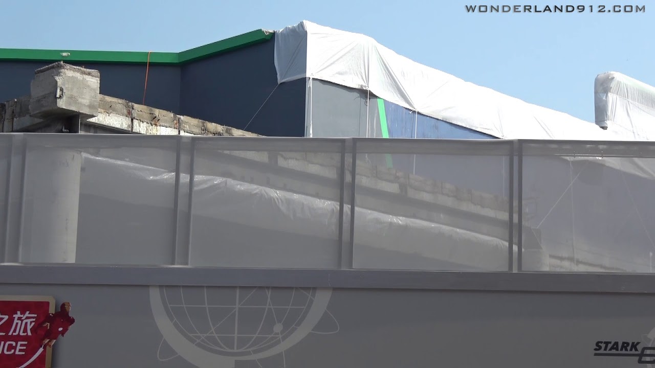 171026 Tomorrowland 2018 MARVEL Super Hero Attractions Construction Update at Hong Kong Disneyland