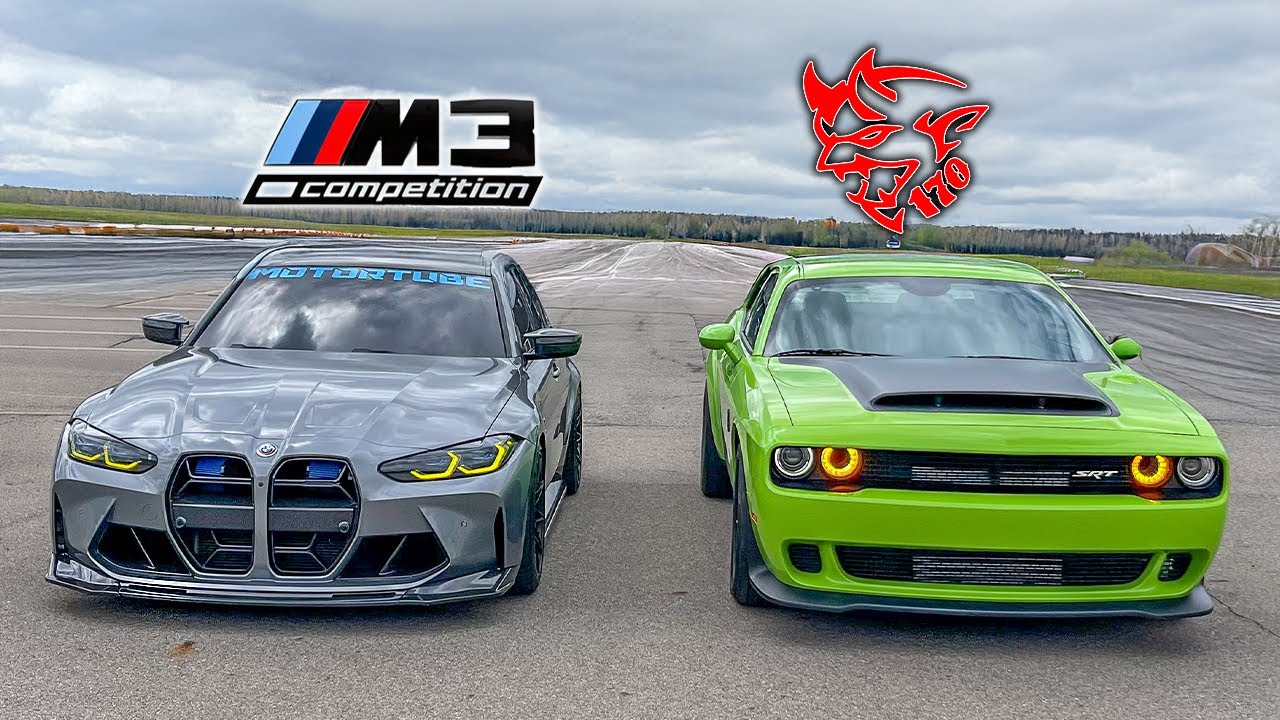 BMW G80 M3 VS. DODGE DEMON 170 INSANE RACE!