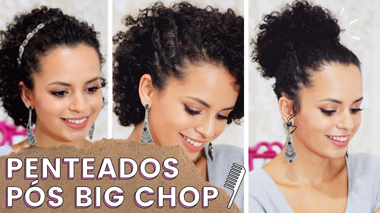 3 PENTEADOS PÓS BIG CHOP - CACHEADO CURTO |  Por Nanda Soares - Guarda-Roupa de menina