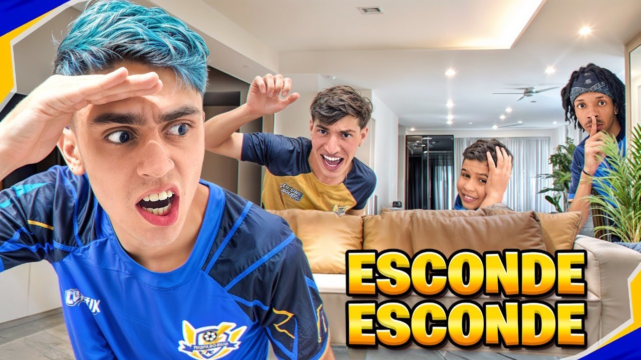 ESCONDE ESCONDE NA MANSÃO DA TROPA DO RAIO! VALENDO MIL REIAS!