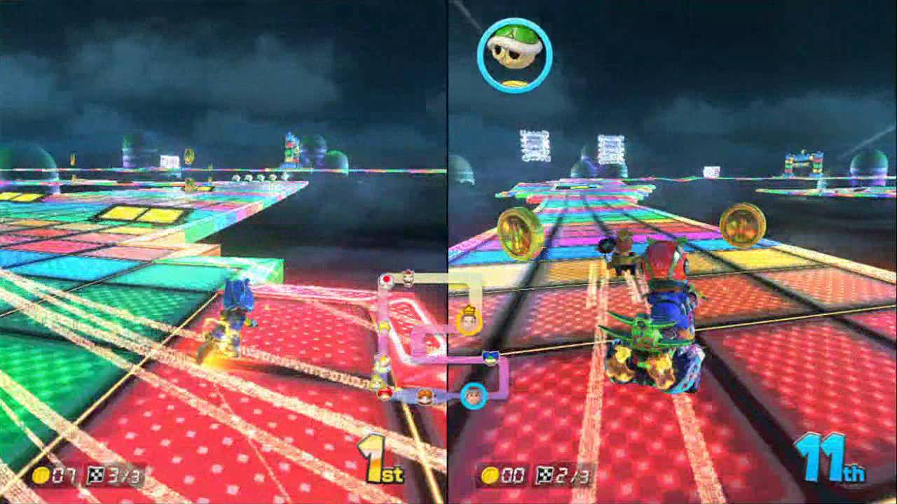 Mario Kart 8 - Triforce Cup (DLC Cup) 200CC 2 Player