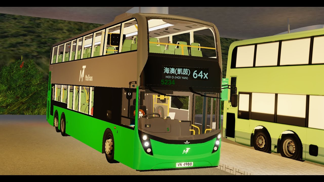 [Roblox Gameplay Ep1203] Roblox 恆域64X線(往凱茵邨) Hanwick Route 64X (To Hoi Yan Estate)