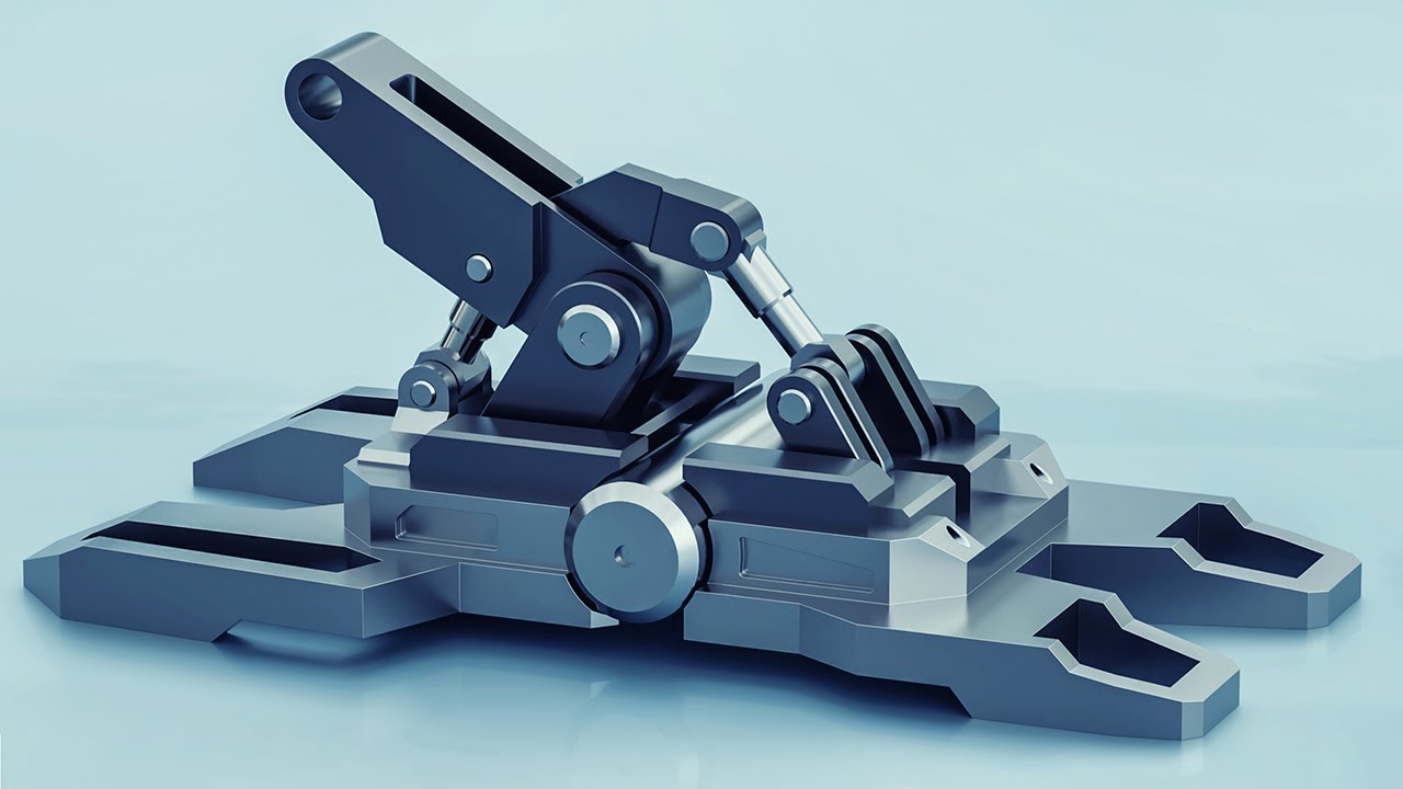 Hard Surface TUTORIAL in BLENDER - Mech Foot BLOCKOUT