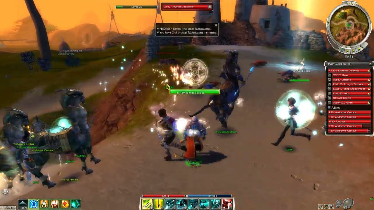 Guild Wars 1 Kodonur Crossroads.. I set up Zhed Shadowhoof as total earth