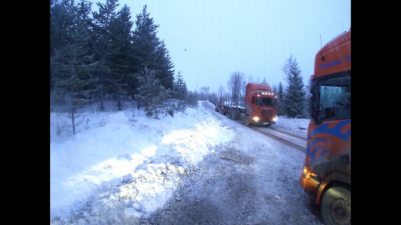 Log Trucking - Timmerk&ouml;rning vid Gussj&ouml;udden