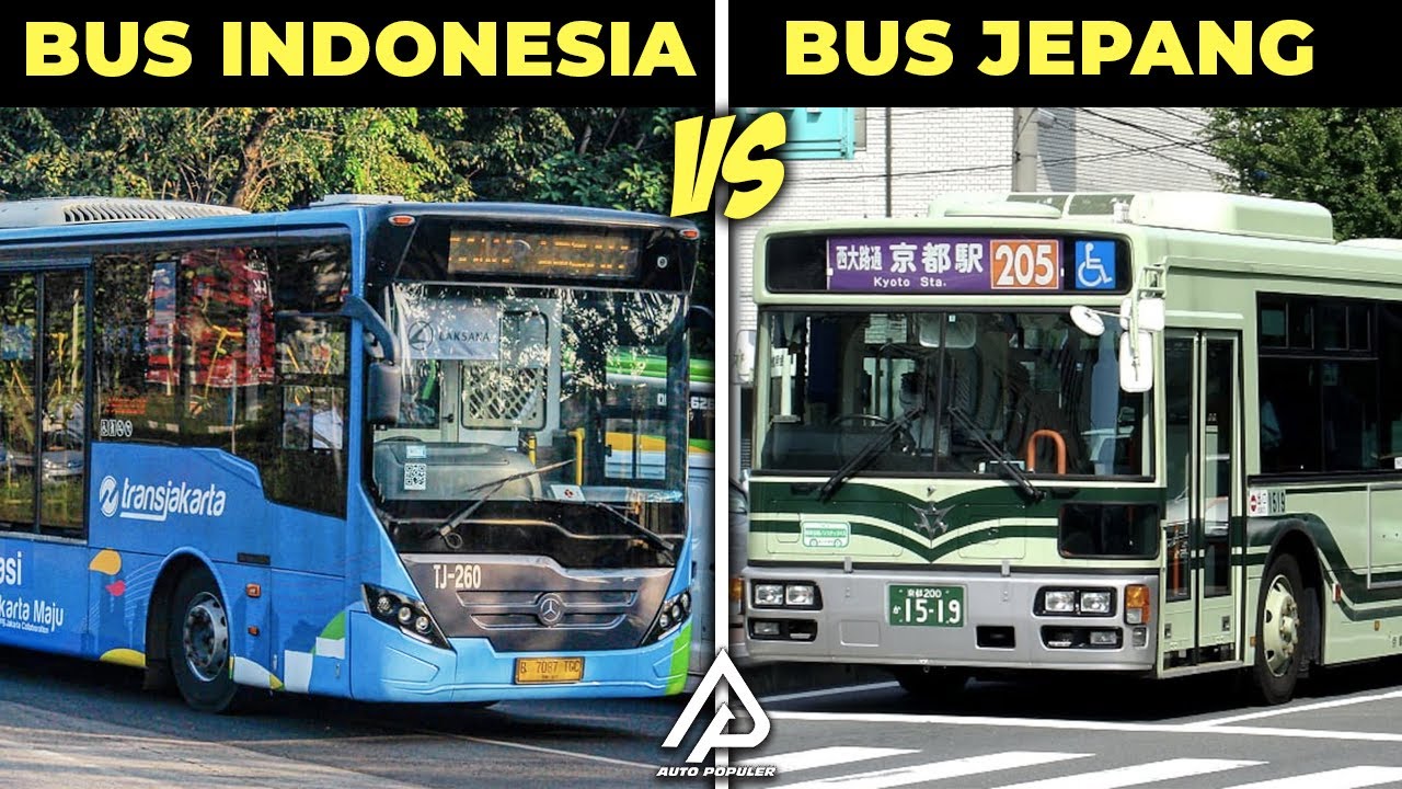 BENARKAH BUS INDONESIA LEBIH BAIK DARI BUS JEPANG! Begini Perbandingan Fitur Dan Keamanannya..