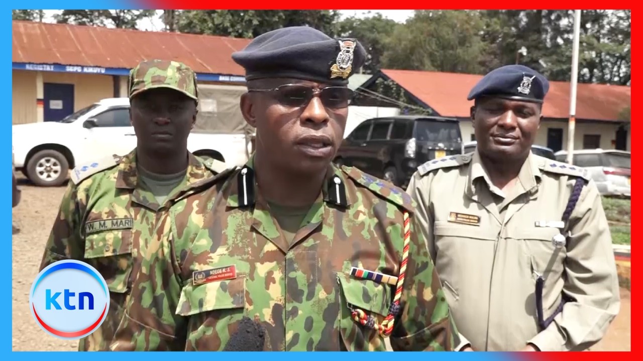 Polisi wa kaunti ya Kiambu wanasa washukiwa watatu wa wizi wanaotuhumiwa kuiba taa za barabarani