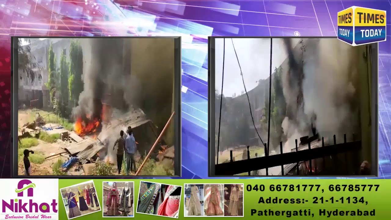 Massive Fire Accident At Polytechnic College,Masab Tank