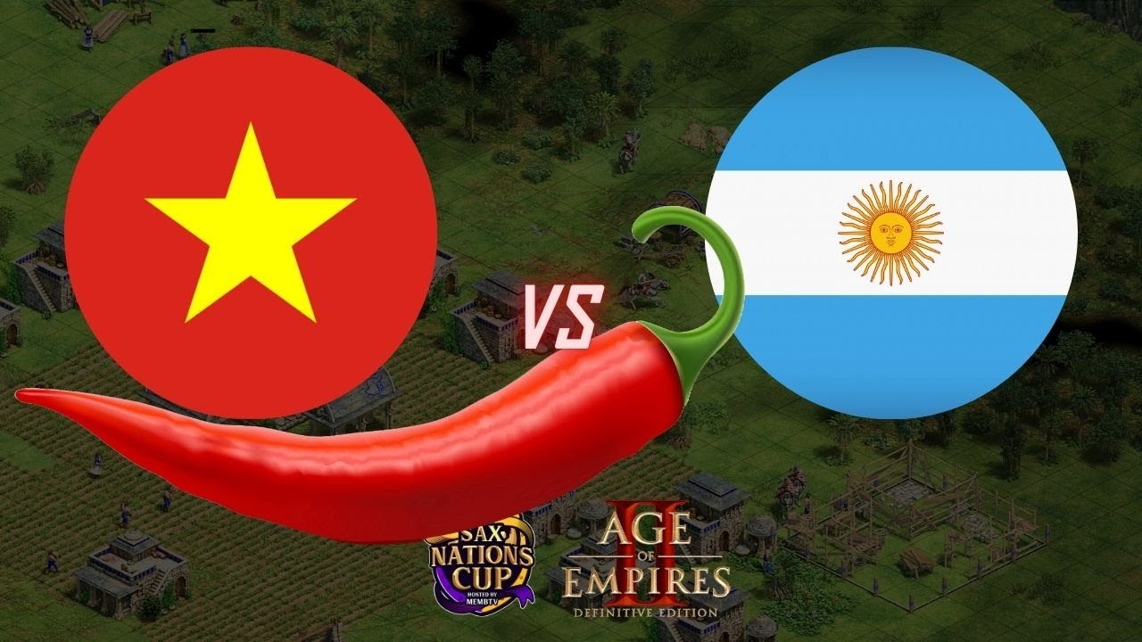Việt Nam vs Argentina | Tứ kết giải AoE2 đồng đội quốc tế do @MembTV  tổ chức